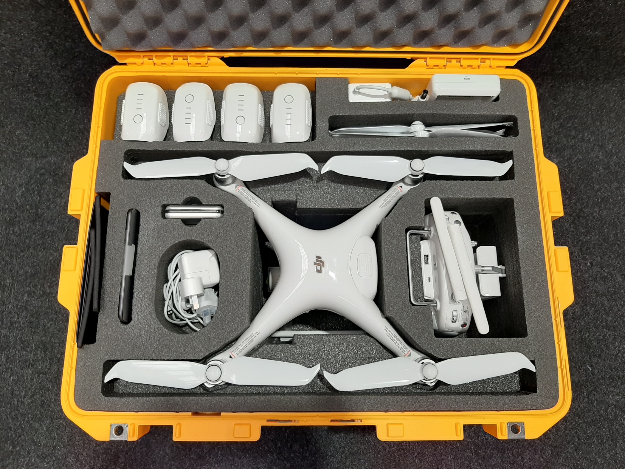 Pelican 1557 and 1607 Air and they Suit the DJI Phantoms custom fitted by Qld Protective Case in Brendale, Brisbane